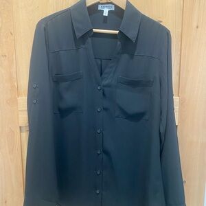 Express Black Portofino Shirt